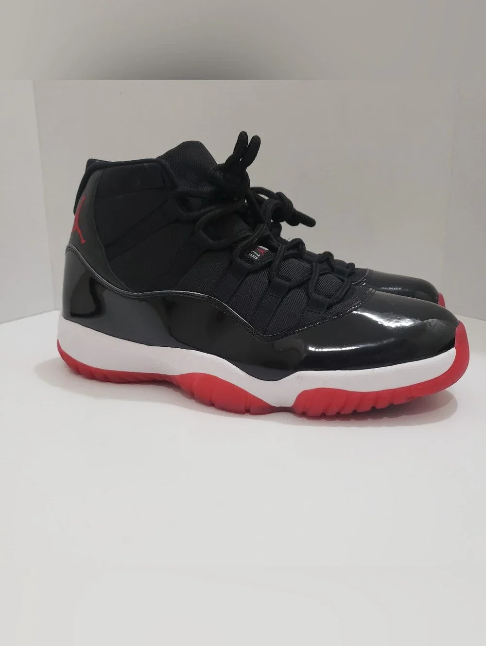Nike Air Jordan 11 Retro Bred 2019 Men’s Size 12 Black Red 378037-061 OG Box